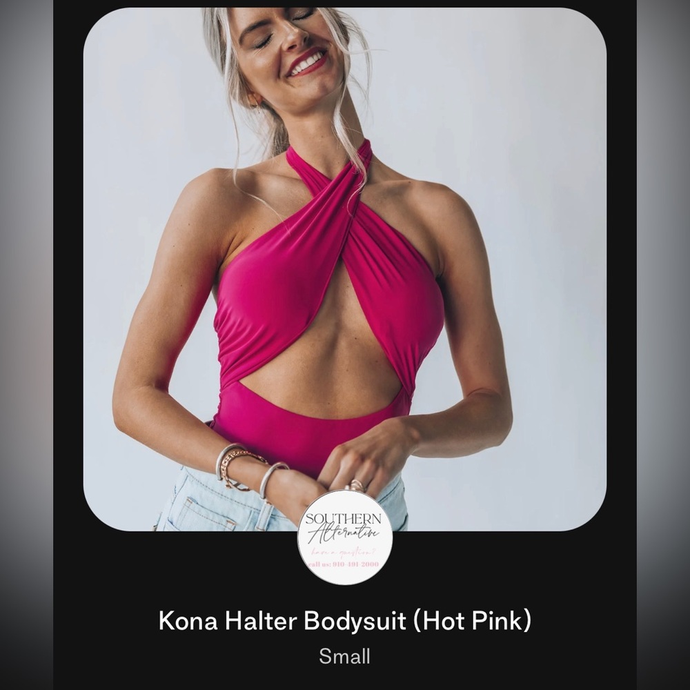 Kona Bodysuit (Hot Pink) - NWT